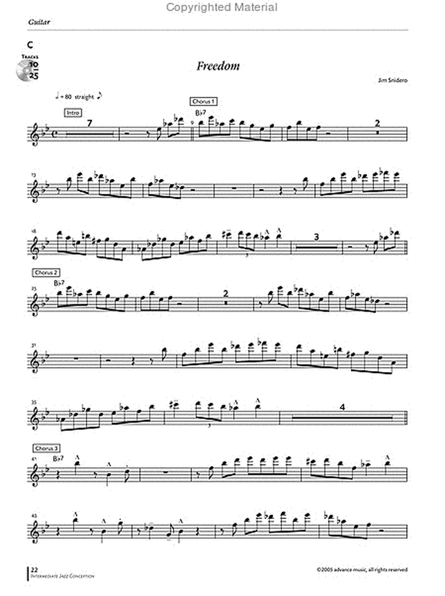 Intermediate Jazz Conception Guitar image number null