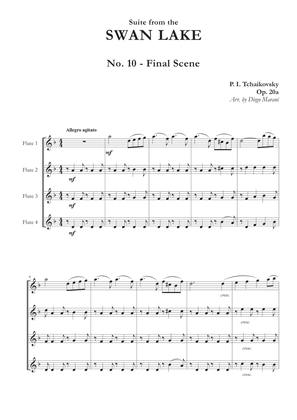"Final Scene" from Swan Lake Suite for Flute Quartet