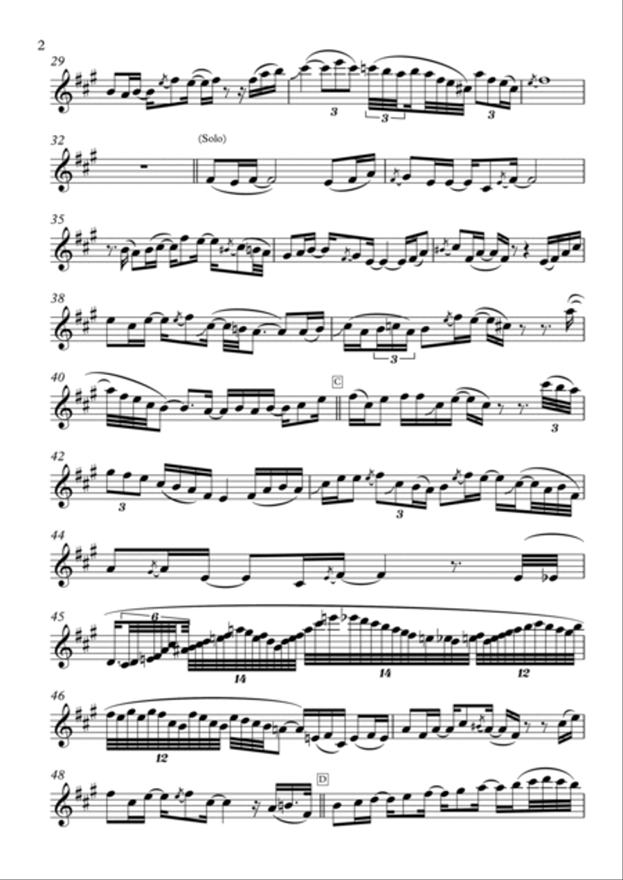 Soprano saxophone sheet music on sale