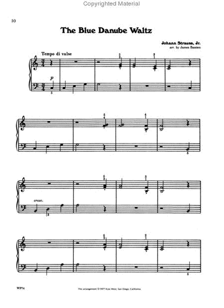 Favorite Classic Melodies, Level 2 by James Bastien Piano Method - Sheet Music