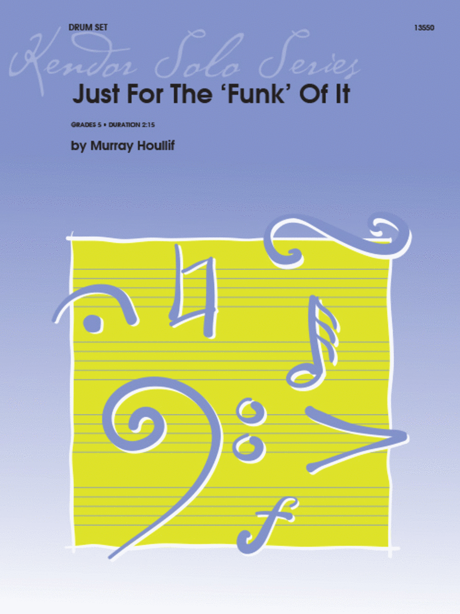 Just For The 'Funk' Of It Percussion scores gallery preview page 1