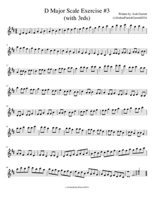 D Major Scale Exercise #3