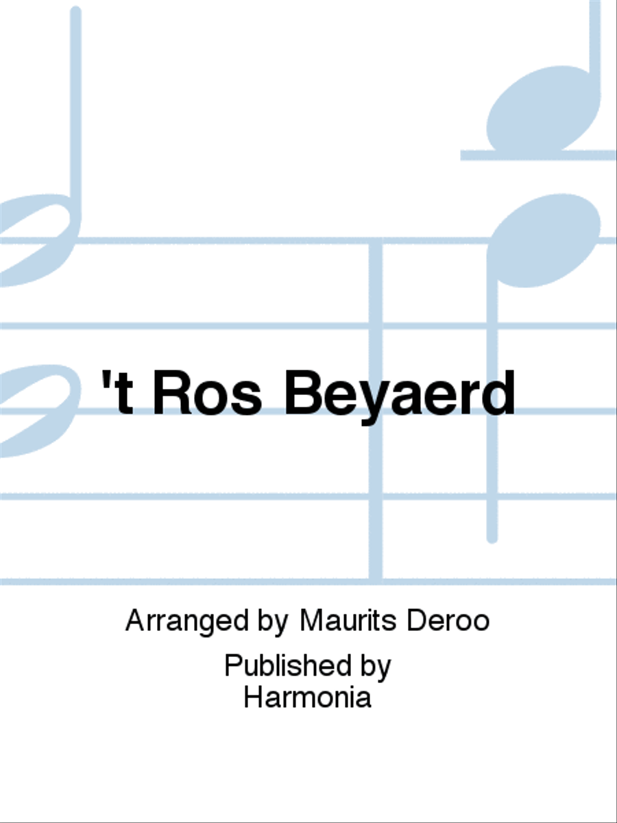 't Ros Beyaerd 4-Part scores gallery preview page 1
