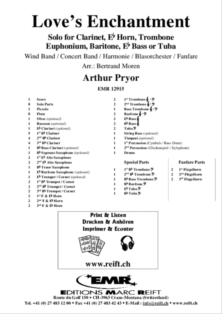 Love's Enchantment Concert Band scores gallery preview page 2