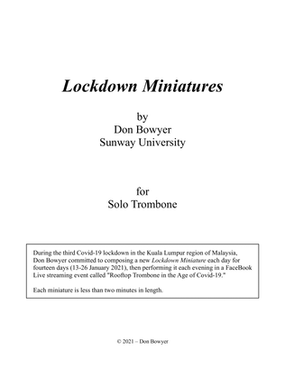 Lockdown Miniatures (Letter size)