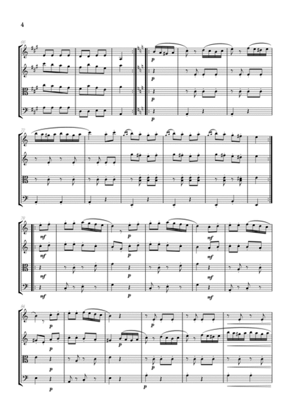 Rondo Alla Turca (Turkish March) | String Quartet Sheet Music image number null