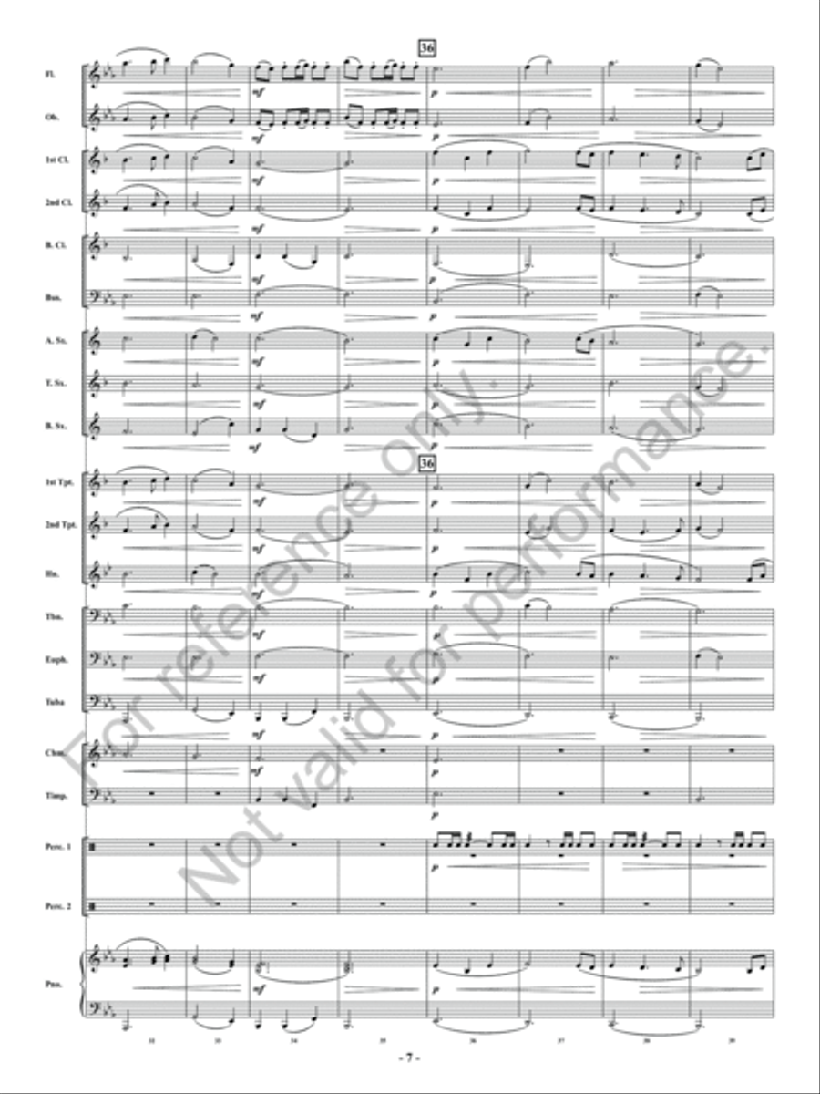 Summon The King Summon The King Concert Band scores gallery preview page 8