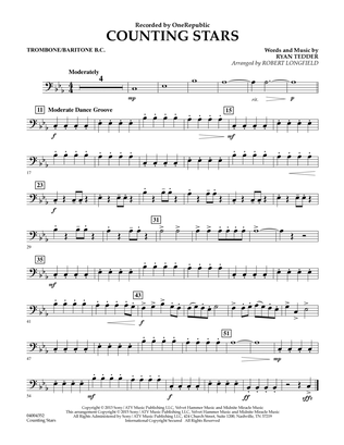 Counting Stars - Trombone/Baritone B.C.