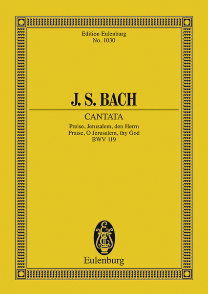 Cantata No. 119 BWV 119