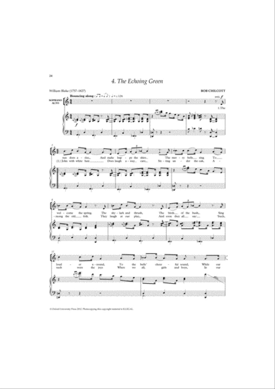 Jazz Songs of Innocence SSA scores gallery preview page 8