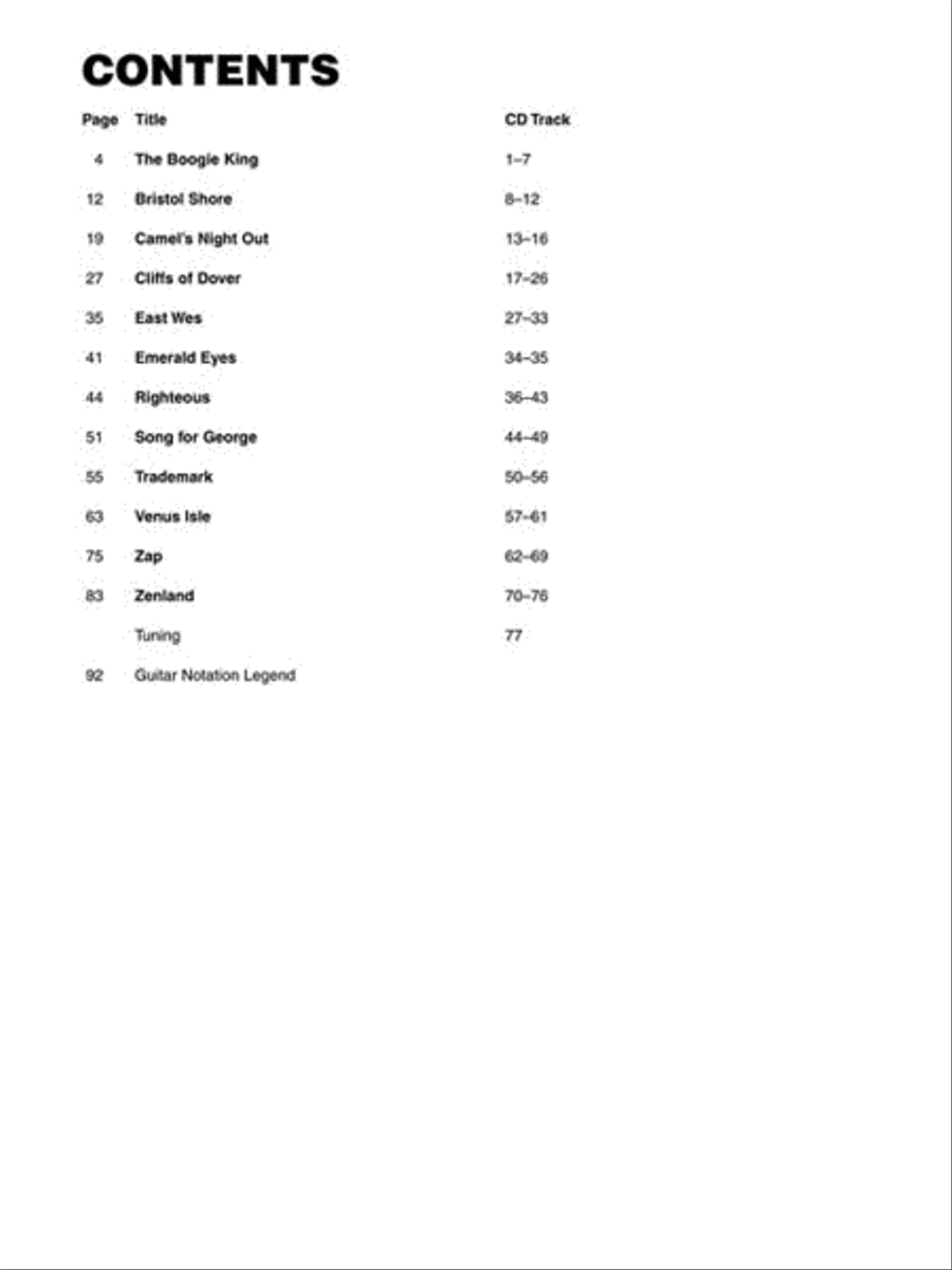 Eric Johnson Electric Guitar scores gallery preview page 3