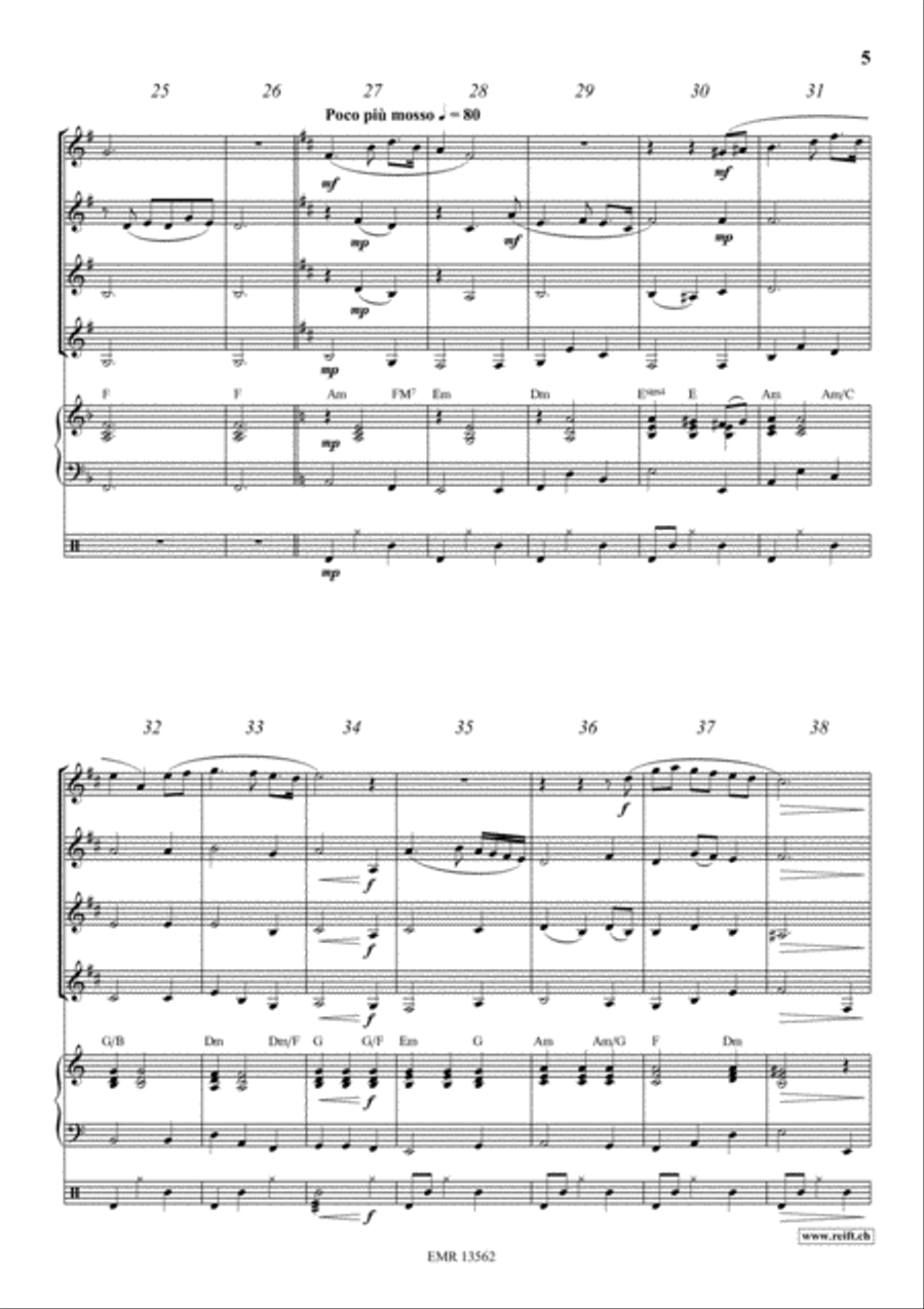 The Last Rose Of Summer The Last Rose Of Summer Clarinet scores gallery preview page 5