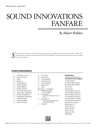Sound Innovations Fanfare: Score