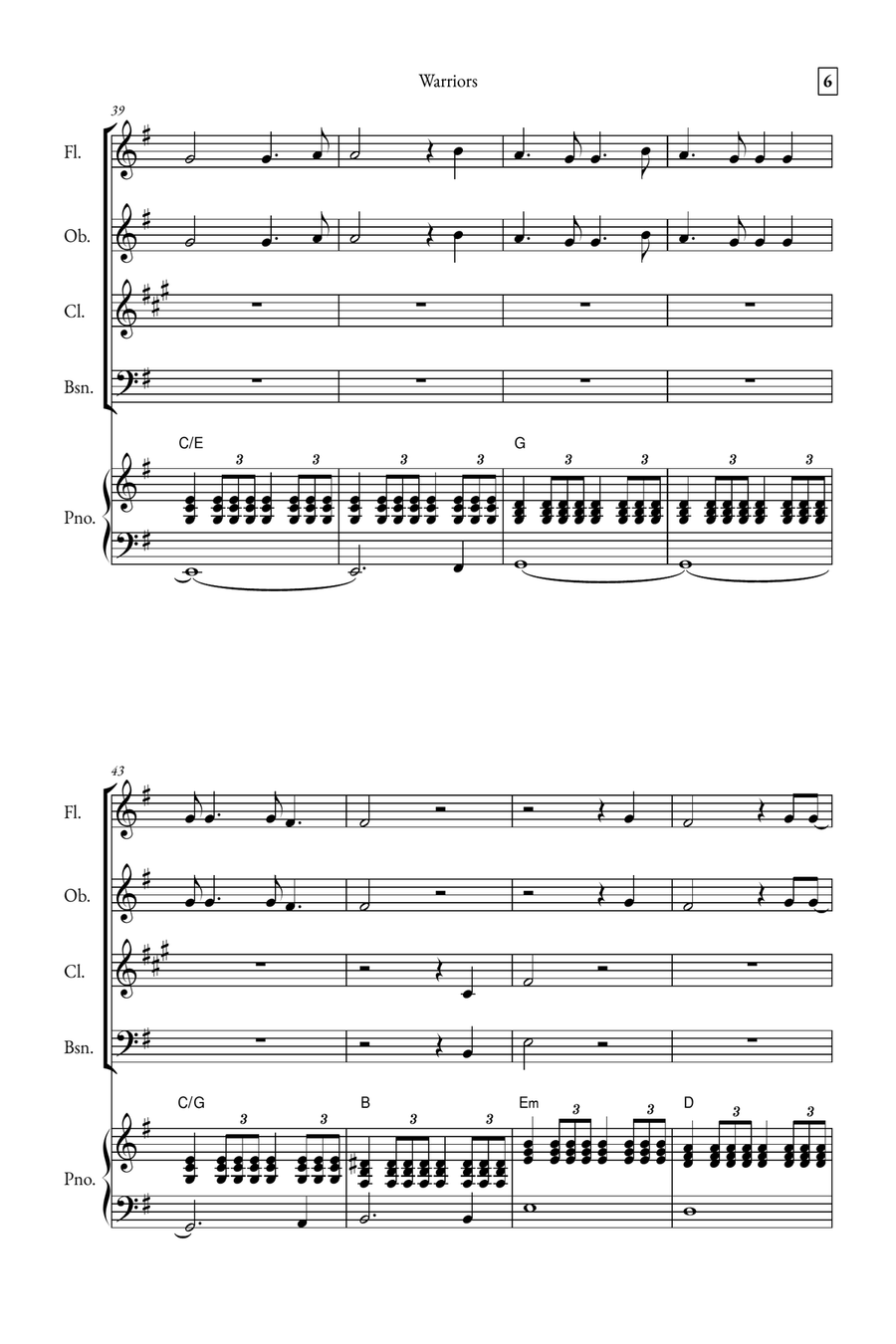 Warriors Small Ensemble scores gallery preview page 6