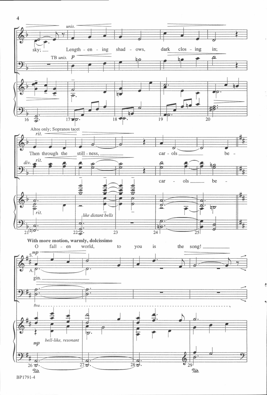 Carol of Joy 4-Part scores gallery preview page 3