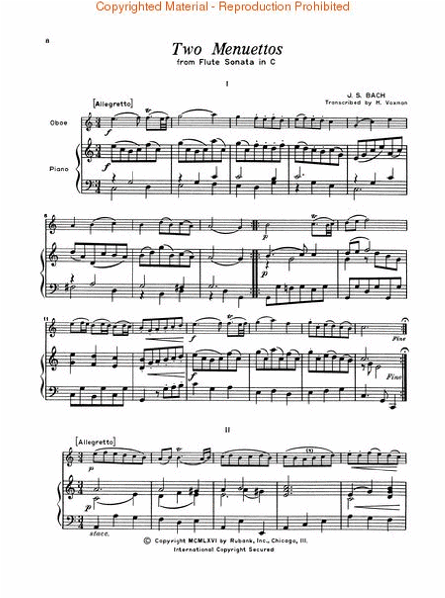 Concert and Contest Collection - Oboe (Piano Accompanimet part)