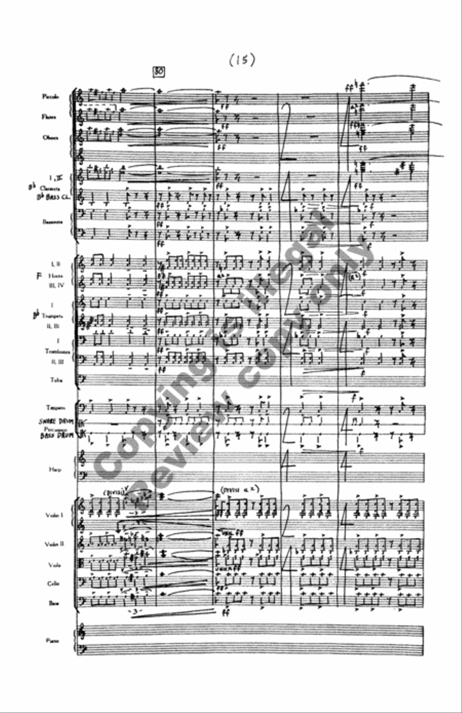 Tenso Tenso Full Orchestra scores gallery preview page 11