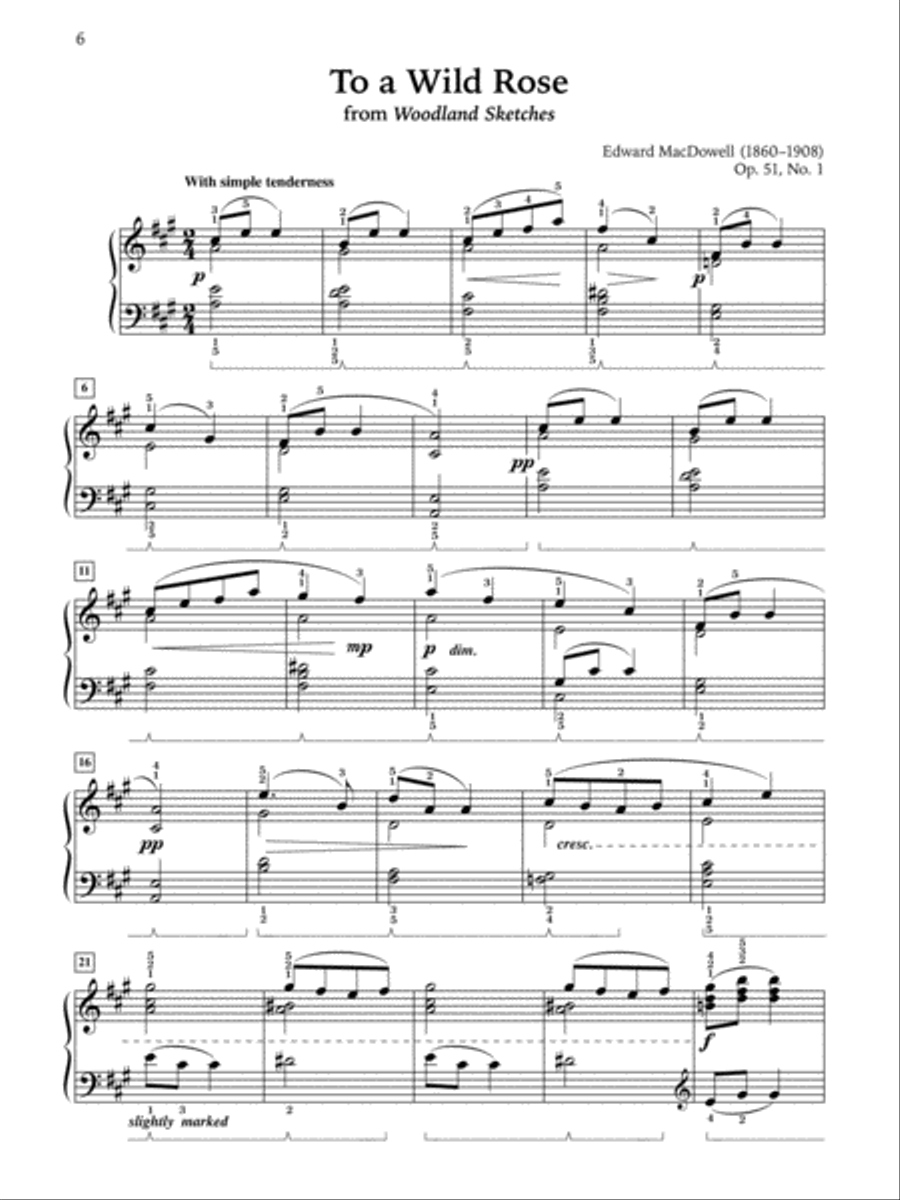 Classics for the Advancing Pianist -- Edward MacDowell, Book 1 Piano Solo scores gallery preview page 9