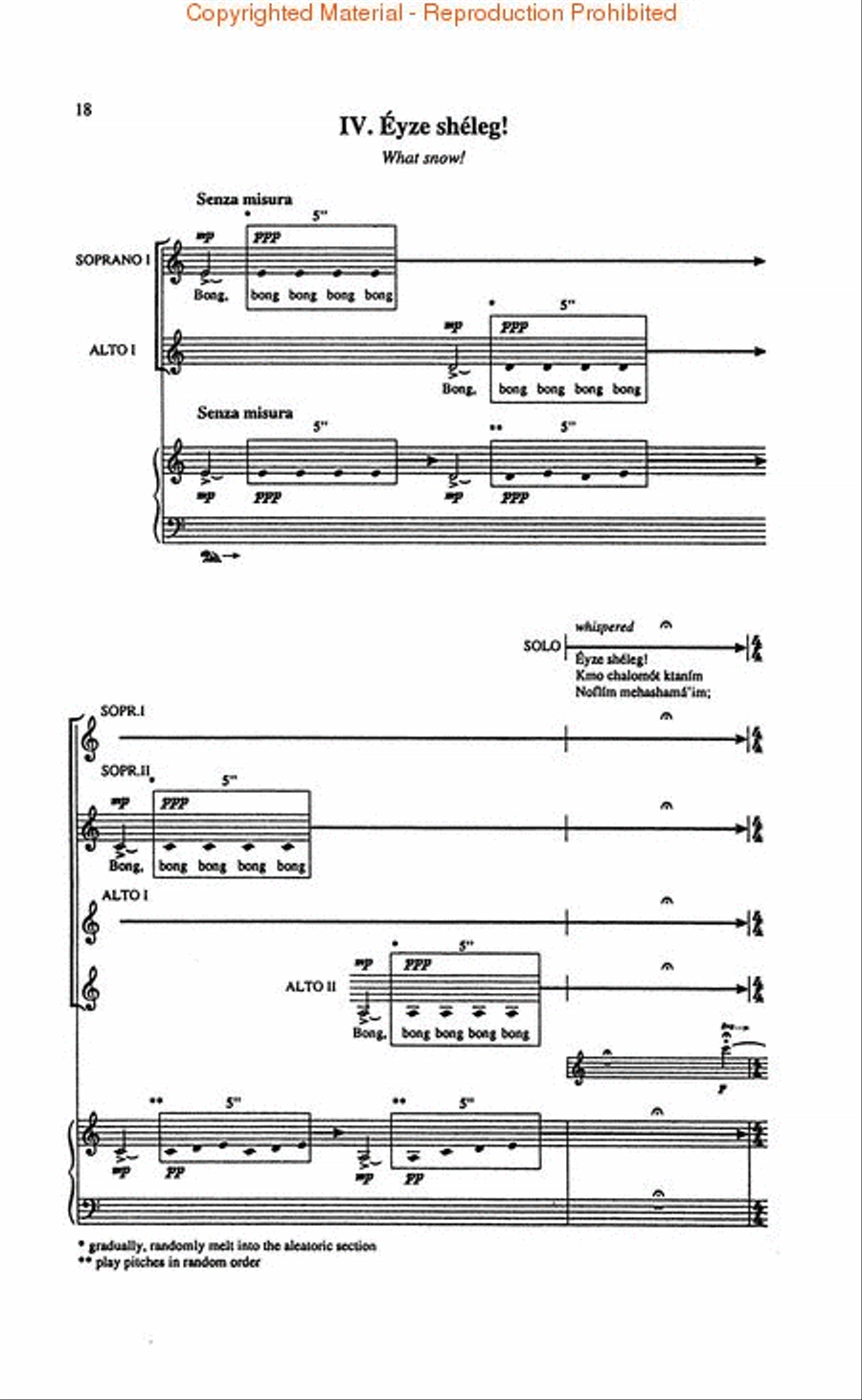 Five Hebrew Love Songs (SA) SA scores gallery preview page 4