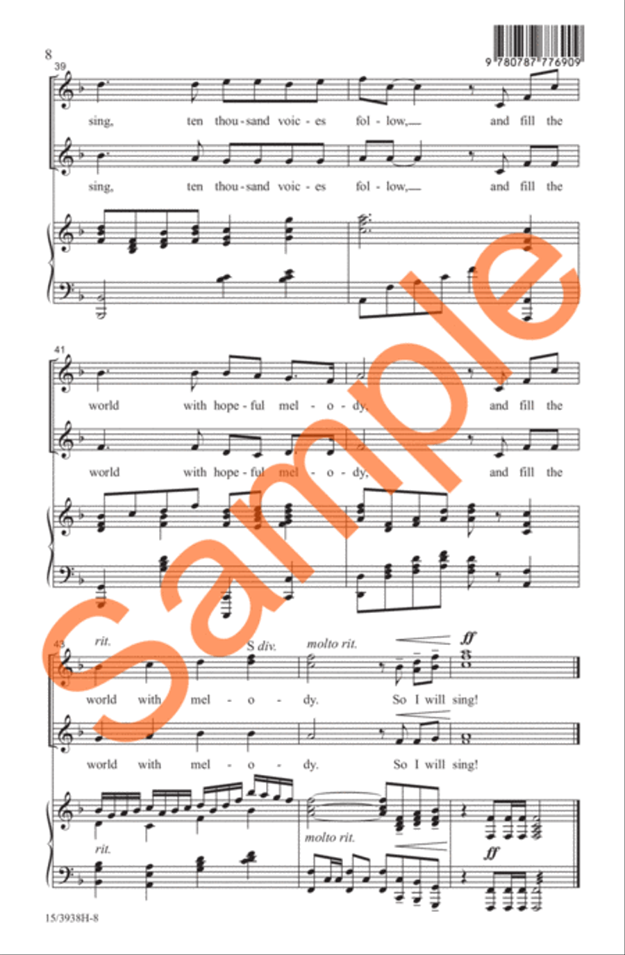 When I Sing 2-Part scores gallery preview page 8