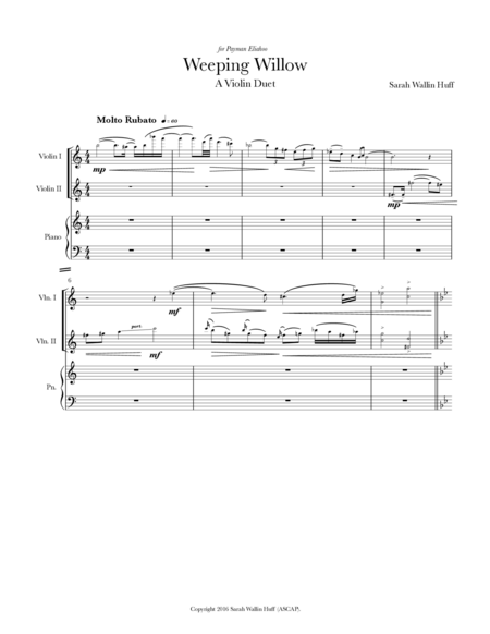 Weeping Willow (Score Only) image number null