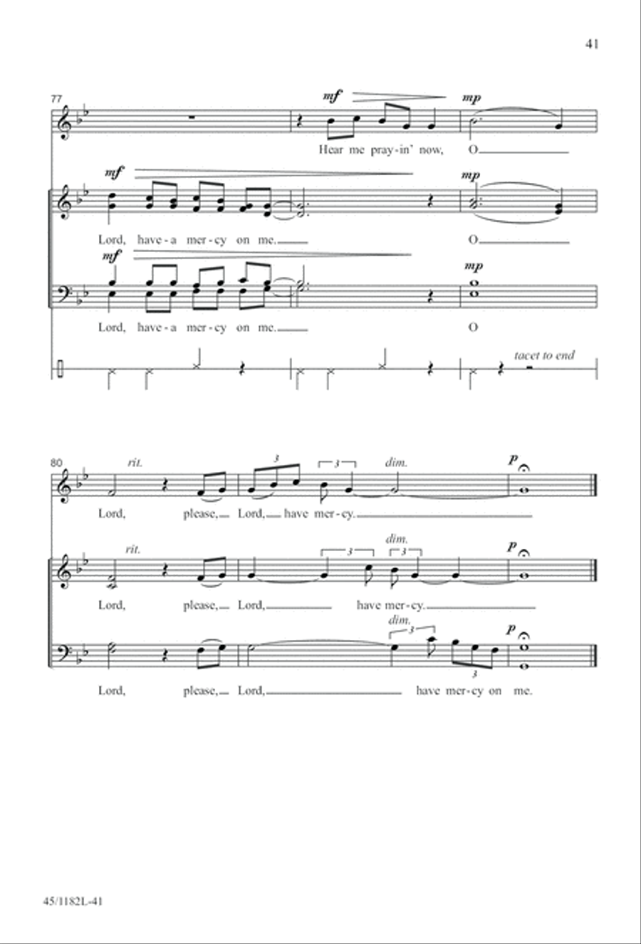 All Around A Cappella 4-Part scores gallery preview page 41