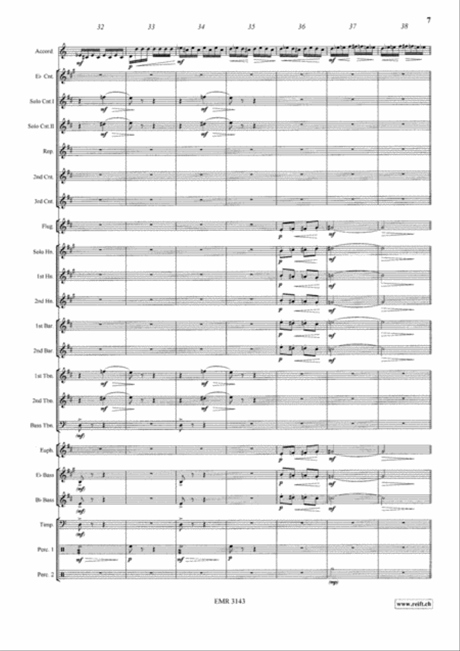 Flight Of The Bumble-Bee Brass Band scores gallery preview page 8