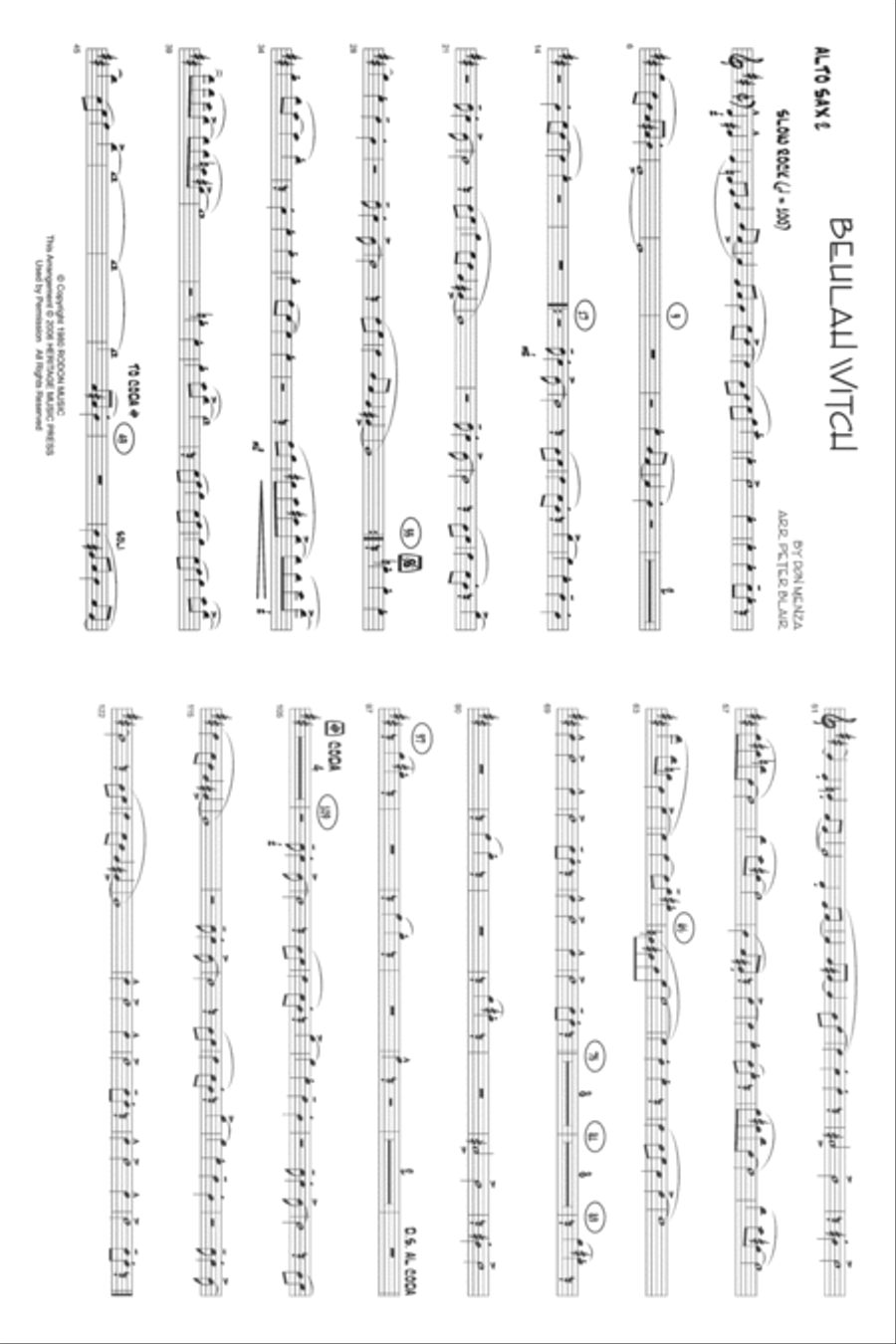 Beulah Witch Beulah Witch Jazz Ensemble scores gallery preview page 2