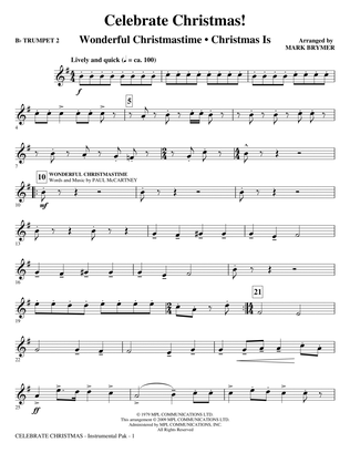 Celebrate Christmas! (Medley) - Bb Trumpet 2