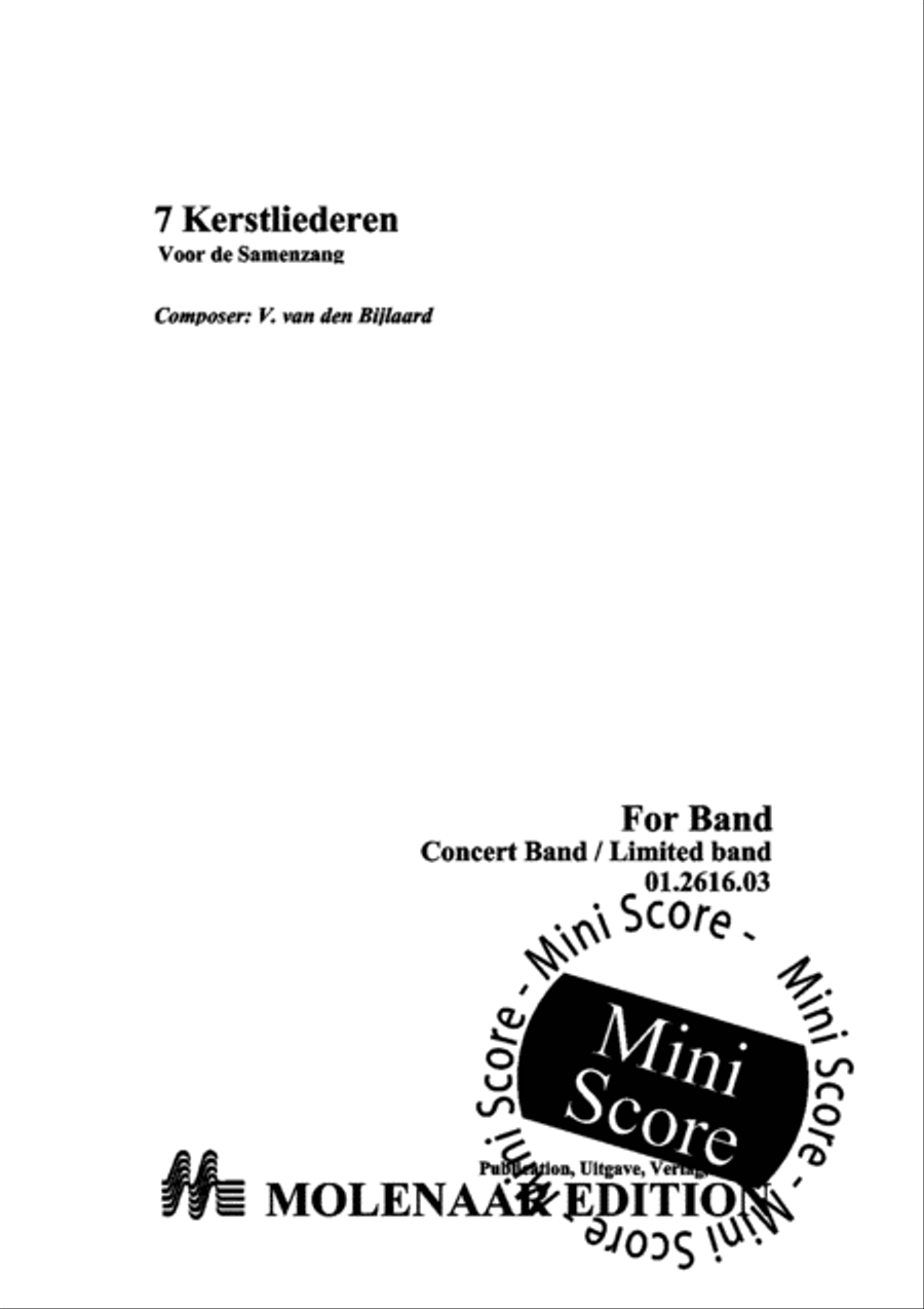 7 Kerstliederen Men's Choir scores gallery preview page 3