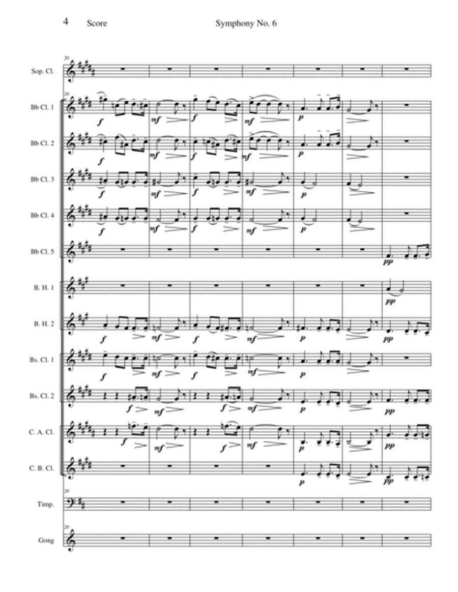Adagio lamentaso (Mvt IV) - Symphony No. 6 image number null