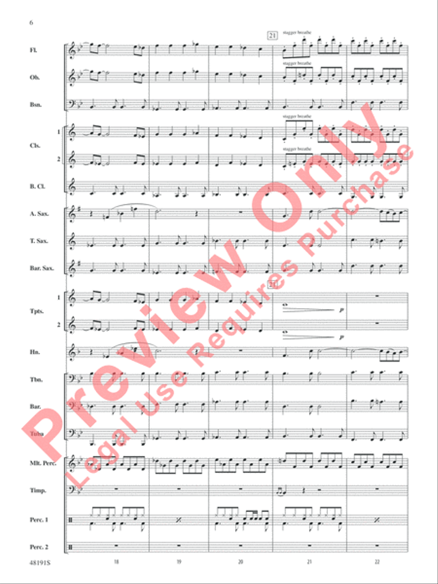 The Never Ending Story Concert Band scores gallery preview page 7