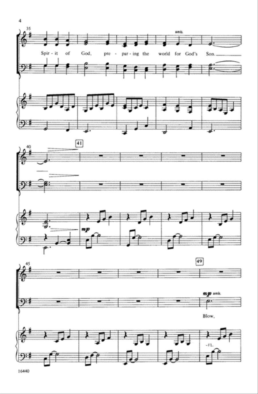 Bethlehem Wind 4-Part scores gallery preview page 4