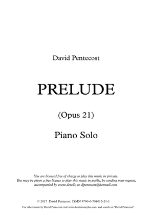 Prelude, Opus 21