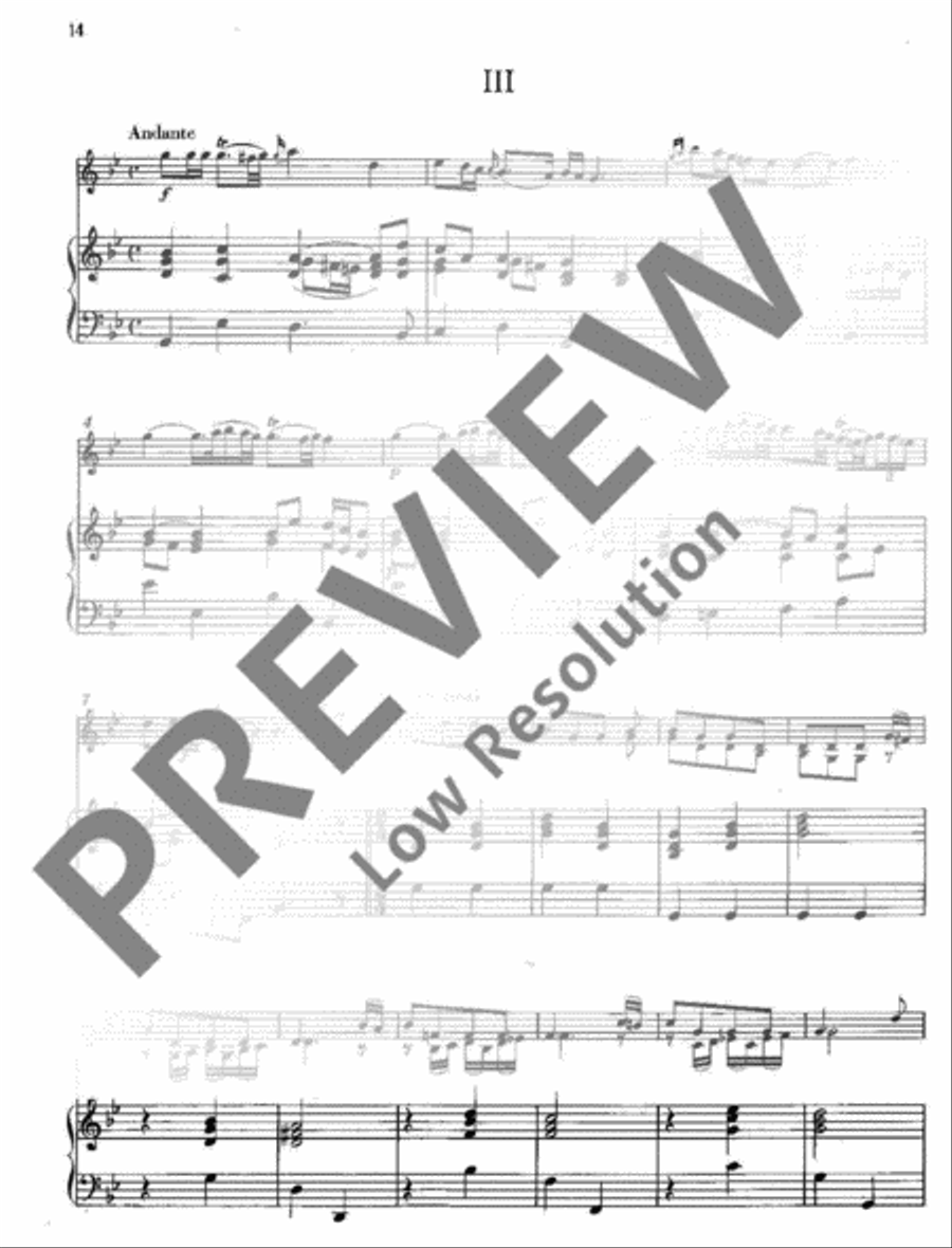 Sonata G Minor Violin Solo scores gallery preview page 15