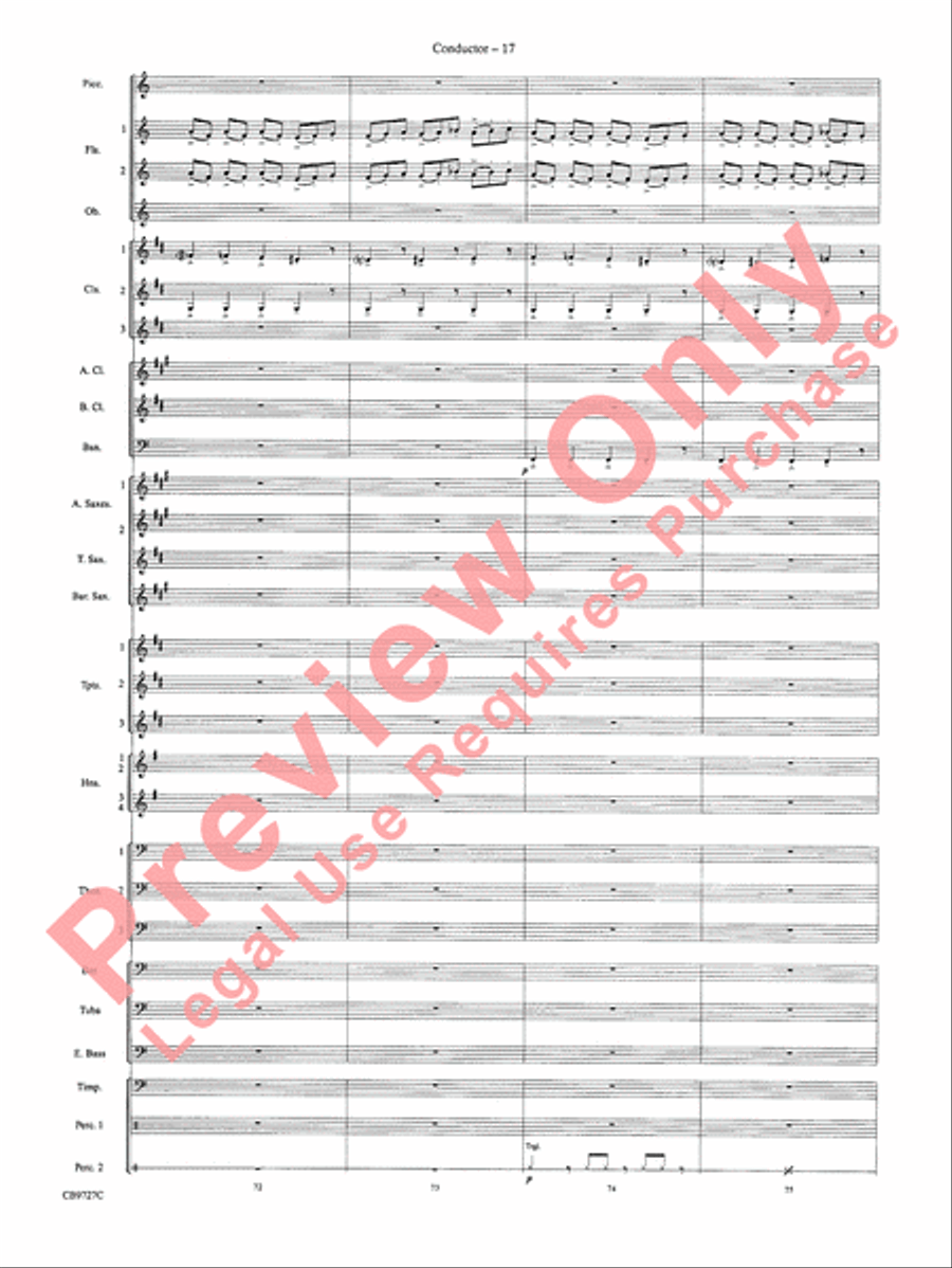 Dave Brubeck: It's About Time Concert Band scores gallery preview page 20