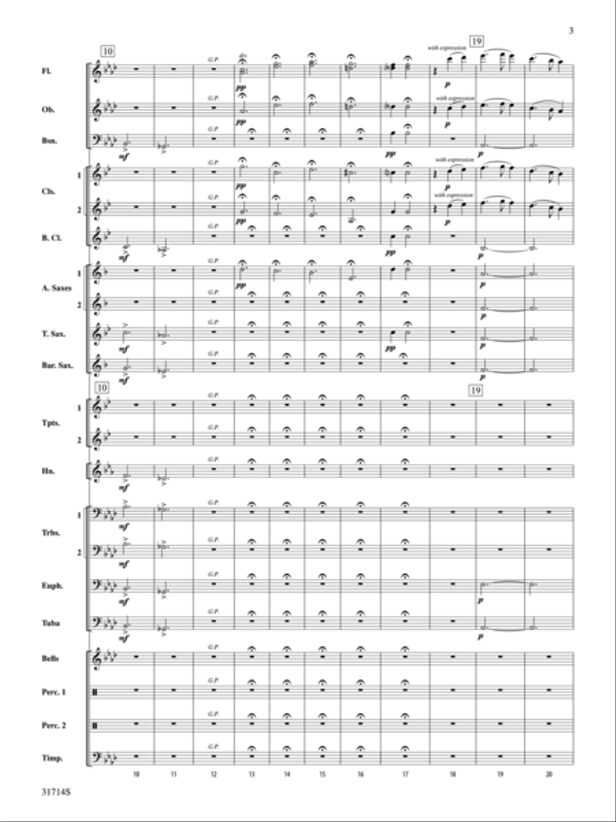 Scheherazade Selections Concert Band scores gallery preview page 3