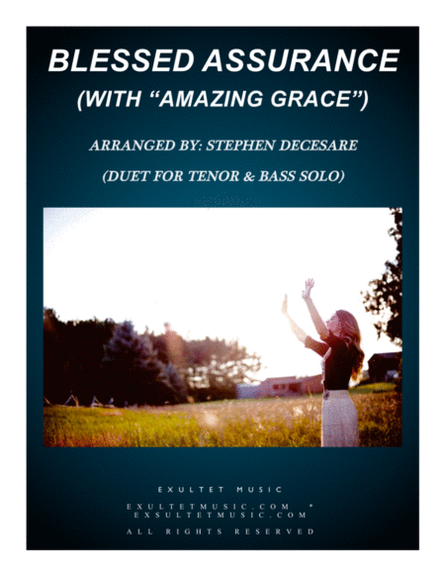 Blessed Assurance (with "Amazing Grace") (Duet for Tenor and Bass Solo) image number null
