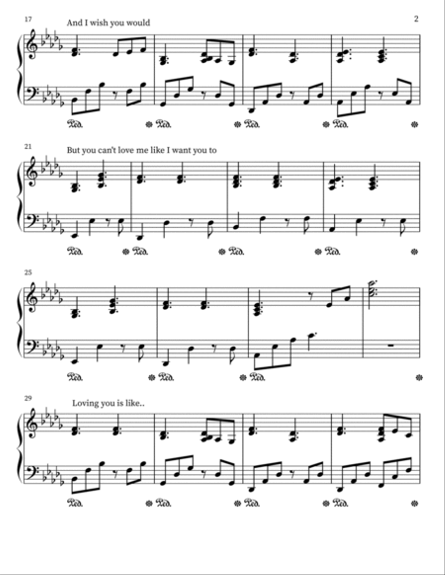 Dancing without Music Piano Solo scores gallery preview page 2