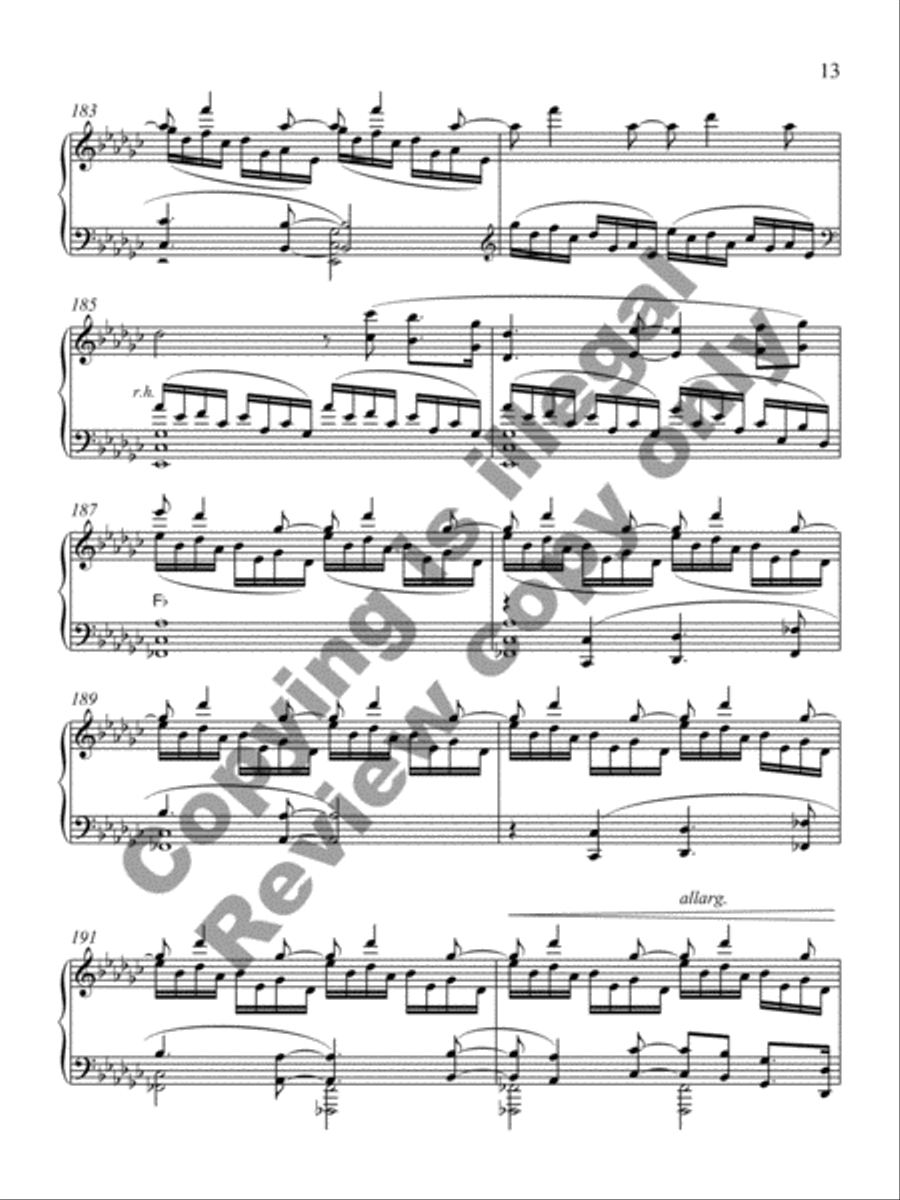 Marian Variations Harp scores gallery preview page 19