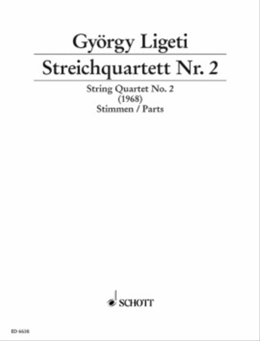 String Quartet No. 2 String Quartet scores gallery preview page 1