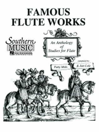 Book cover for Famous Flute Works – An Anthology of Studies for Flute