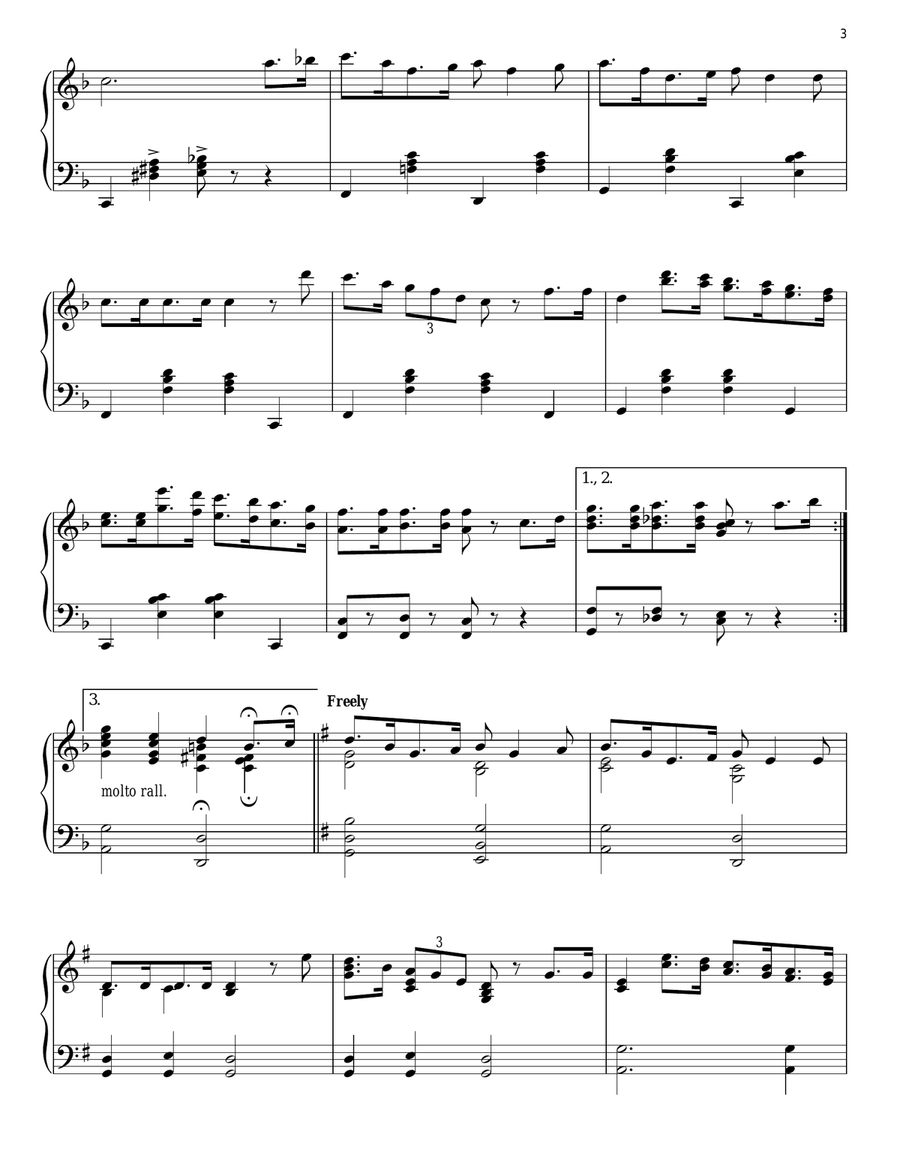 If I Only Had A Brain Piano Solo scores gallery preview page 3