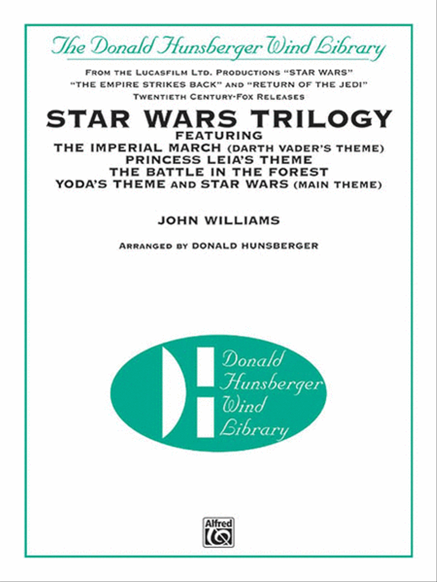 Star Wars Trilogy Concert Band scores gallery preview page 1