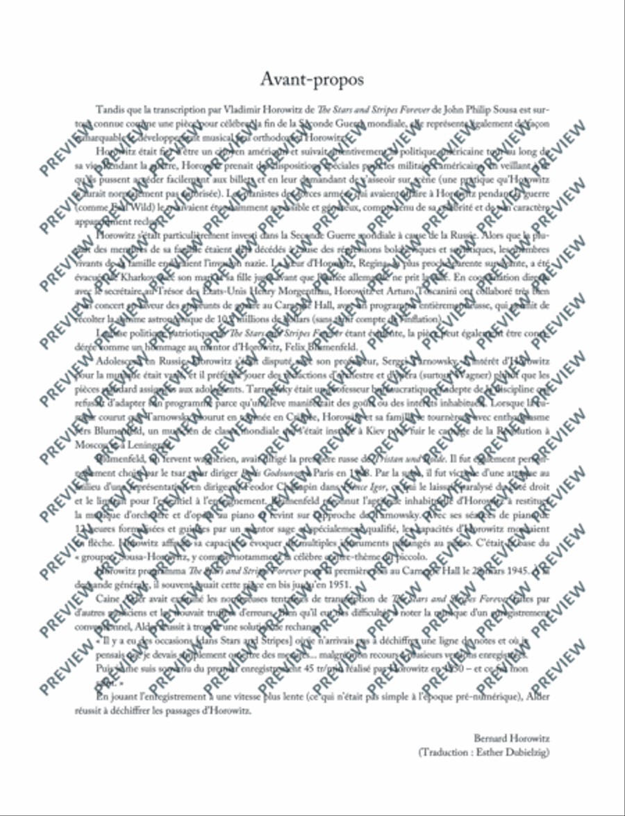 The Stars and Stripes Forever Piano Solo scores gallery preview page 5