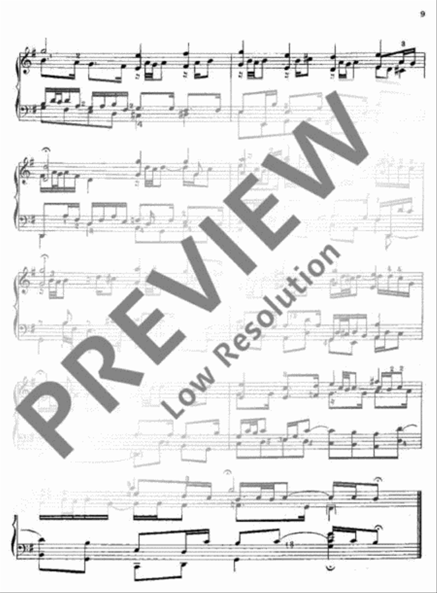 10 Chorale Preludes Piano Solo scores gallery preview page 14