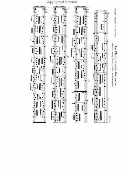 Little Organ Book, BWV 599-644