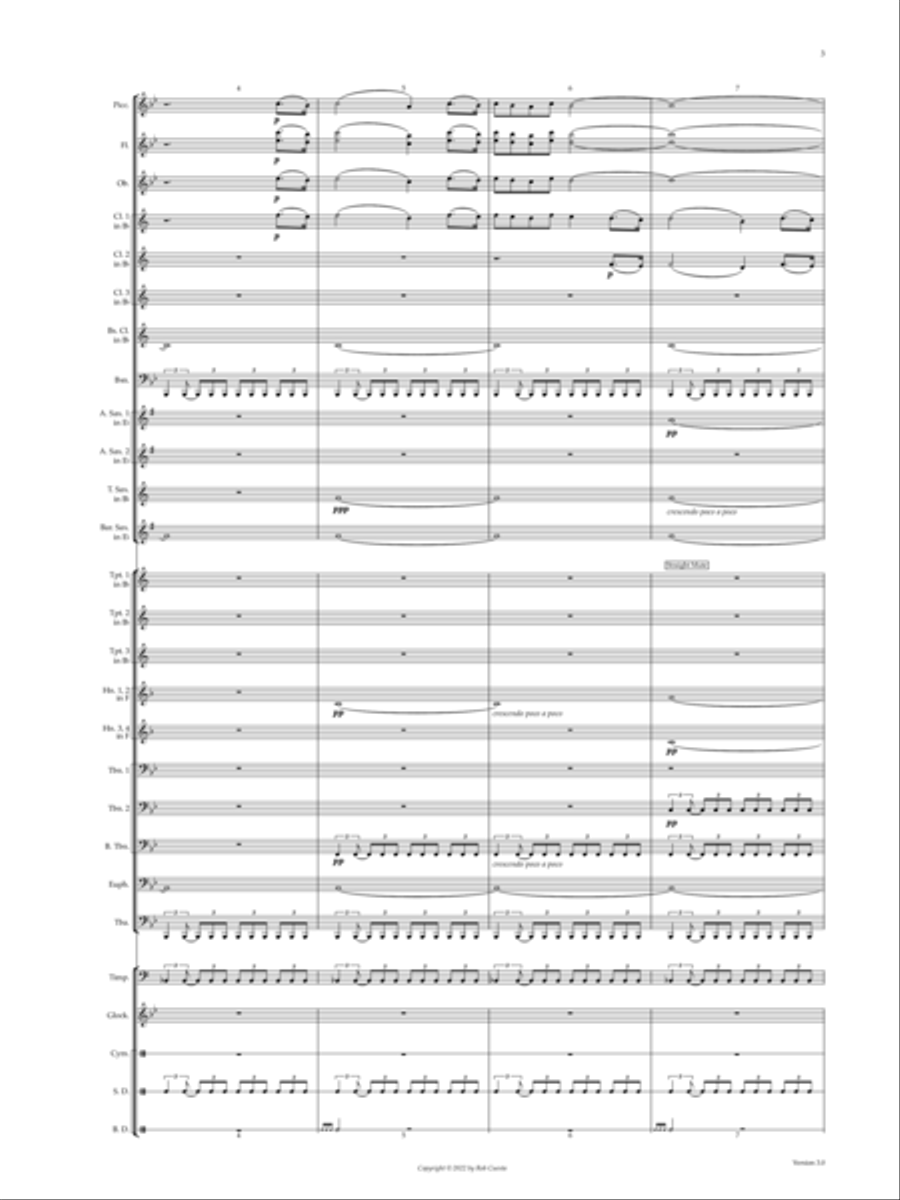 Concert March: The Raiders of Liri Valley Concert Band scores gallery preview page 2