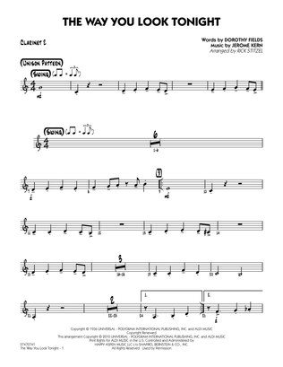 Book cover for The Way You Look Tonight - Bb Clarinet 2