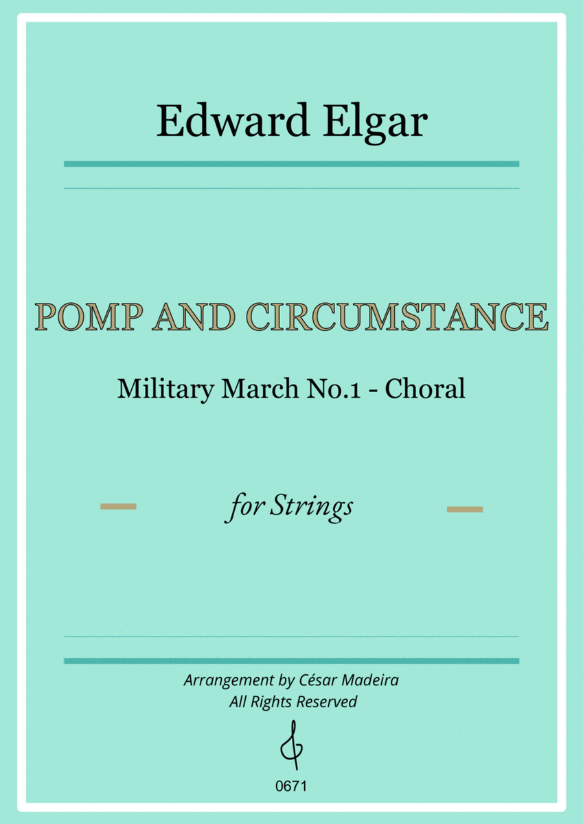 Pomp and Circumstance No.1 - String Orchestra (Individual Parts) image number null